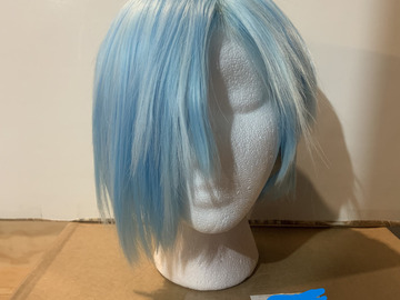 Selling with online payment: Short Blue Wig (Blue Steele in Aqua from Arda Wigs DISCONTINUED)