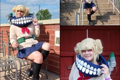 Selling with online payment: Toga Costume + Wig + Fixer-Upper Prop Set