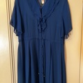 Selling: Billowy MIDI Dress Ocean Blue 12 Brand New