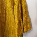 Selling: Yellow Lace Top Medium New Without Tags
