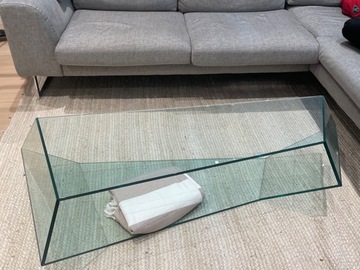 Individual Seller: Geometric Glass Table - Tonelli Dekon