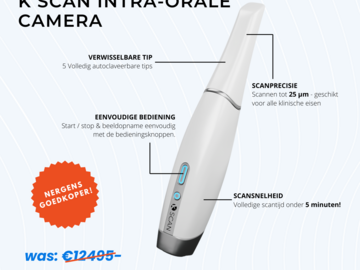 Nieuwe apparatuur: 3D Intra Orale Scanner K-SCAN – K-Line