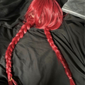 Selling with online payment: Red Long Wig