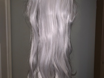 Selling with online payment: White Long Wig