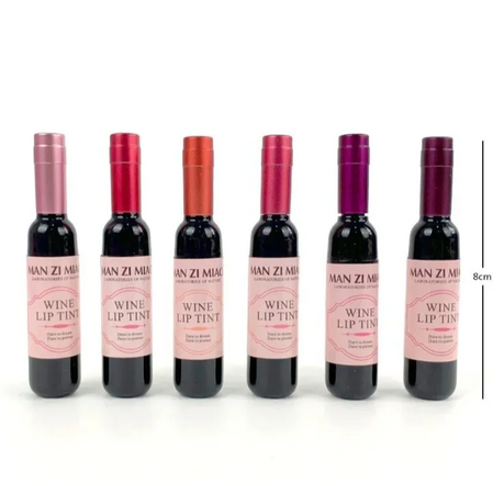 Wine Bottle Lip Tint - WHOLESALE LOT 1 BOX (24 PCs) *US STOCK, NE