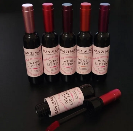 Wine Bottle Lip Tint - WHOLESALE LOT 1 BOX (24 PCs) *US STOCK, NE
