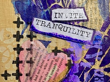 : Invite Tranquility - Mixed Media Original Artwork