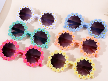 Buy Now: 40 Pcs Daisy Flower Cute Kids Outdoor Sunglasses