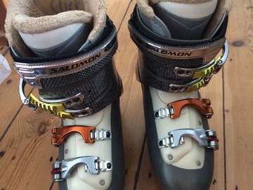 Selling Now: Salomon custom fit ski boots