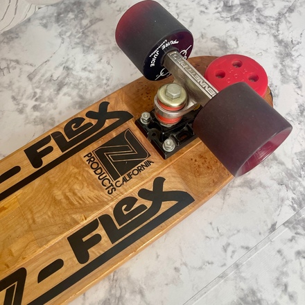 1970s Vintage Cruiser Skateboard Sims Pure Wheelset Bamboo