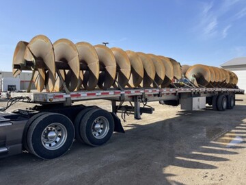 Project: Load of Augers headed to jobsite