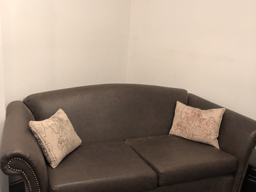 Individual Seller: Brown Love Seat Sofa