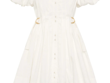 Selling: Aje Prairie Pleated Mini Dress - Size 10 