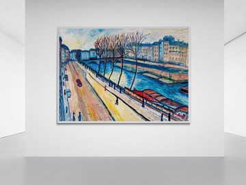 Sell Artworks: La Seine vue du quai des Grands-Augustins