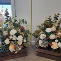 Selling: Faux silk floral arrangements