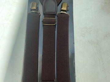 Selling: Brown suspenders 
