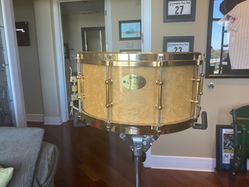 Selling with online payment: Reduced! $825 Ludwig Millennium, 6.5x14 Birdseye maple. LM2000MX6