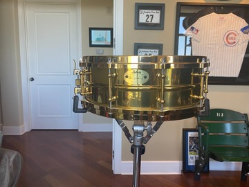 Selling with online payment: Reduced! $825 Ludwig Millennium Snare 5x14 Brass shell