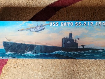 Selling with online payment: Trumpeter 1/144 USS Gato SS-212, 1941 #05905. NEW!