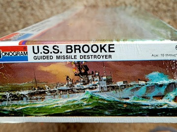 Selling with online payment: Monogram USS Brooke DEG-1 Destroyer Sealed new #6855