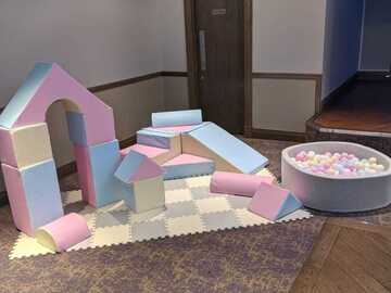 Rent per night (24 hour rental): Pastel Soft Play Set 