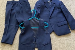 Selling: Navy page boy 3 piece suit size 2