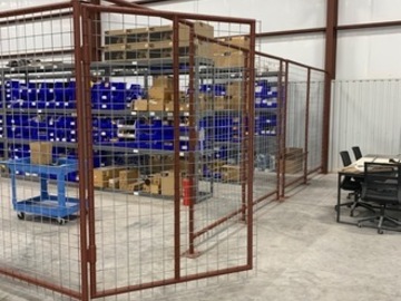 Project: Industrial shop interior gate and fencing installations