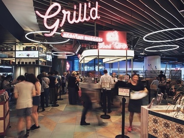 Walk-in: Grill'd Westfield Sydney | Experienced our good laptop-tables now