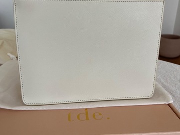 Selling: Daily Edited White Structured Clutch