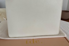 Selling: Daily Edited White Structured Clutch