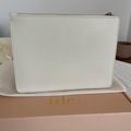 Selling: Daily Edited White Structured Clutch