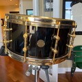 Selling with online payment: Reduced $499 Gretsch New Classic Limited 6.5x14 Black Brass MINT