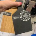 Selling:  Timber and stone mini cheese boards