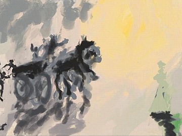 Sell Artworks: Carriage ride in fog