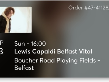 Event Tickets for Sale: Lewis Capaldi ticket 