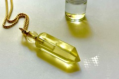 Selling: Alchemy Oil + Citrine Crystal Pendant 