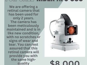 Selling with online payment: NIDEK AFT-330 Retinal Camera