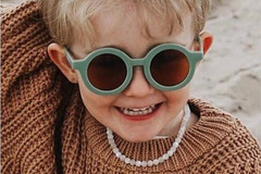 Comprar ahora: 60 pcs Cute Round Frame Children's Sunscreen Sunglasses