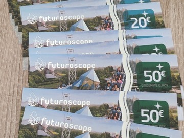 Vente: Chèques cadeaux Futuroscope (300€)
