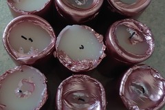 Myydään (Yksityinen): Ruusukulta kynttilät 