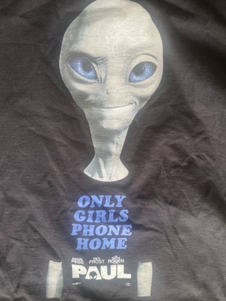 Paul the alien sales t shirt