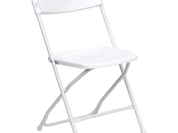 Renting out with online payment: White Folding Chair