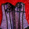 Selling: Gorgeous Purple and Black Corset