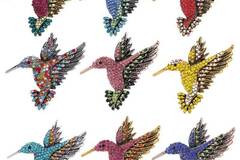 Buy Now: 90pcs rhinestone hummingbird brooch corsage
