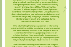 Digital Resource: Gestalt Language Processing - Determining Primary NLA Stage 