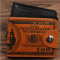 Buy Now: Retro Short Magnetic Buckle Dollar Pattern Multi-Card Wallet