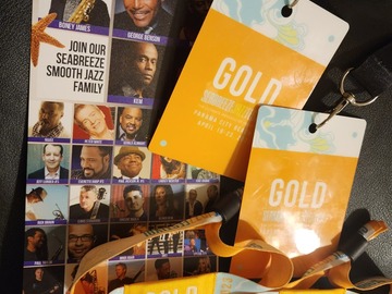 Event Tickets for Sale: (2) PREFERRED GOLD Seabreeze Jazz Festival TICKETS