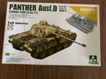 Selling with online payment: Takom Sd.Kfz. 171 Panther Ausf. D Early/Mid Prod. Full Interior