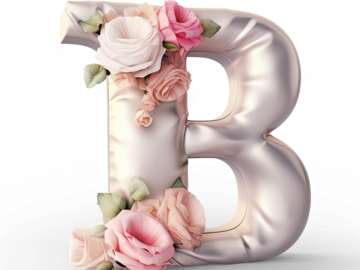 Selling: Flower Letters of Satin
