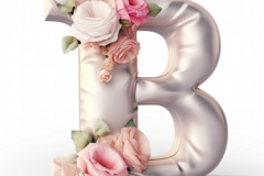 Selling: Flower Letters of Satin